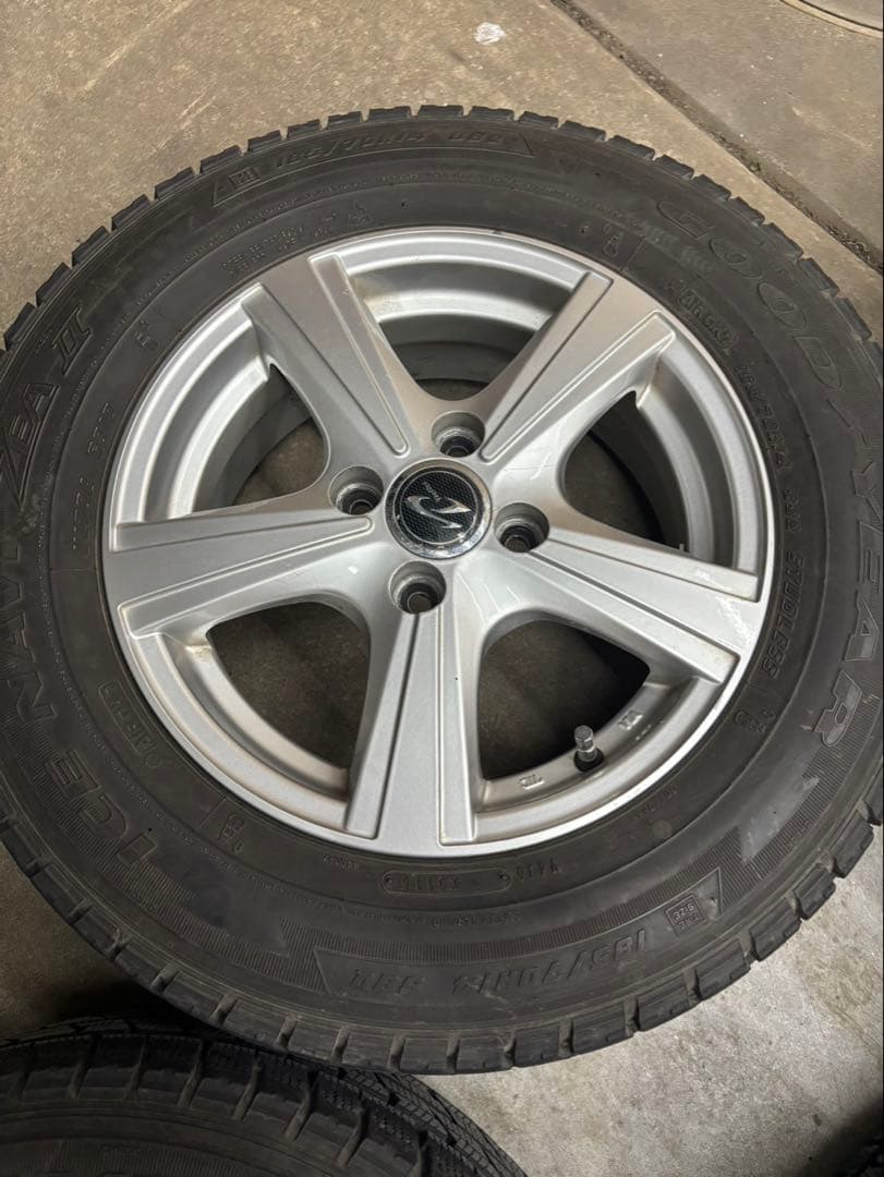 GOODYEAR ホイール付スタッドレス4本セット