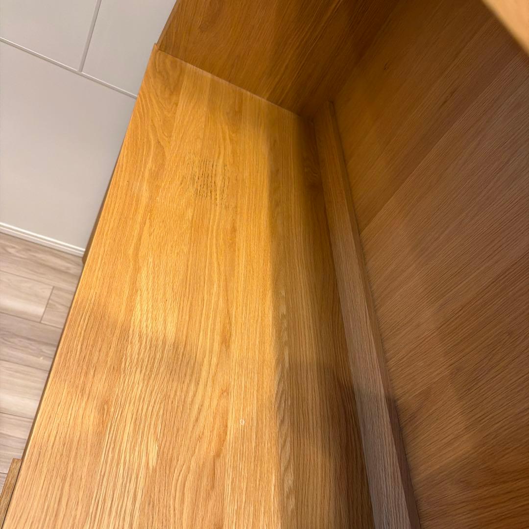 unico SIGNE北欧キッチン収納、食器棚、廃盤　横幅1190mm