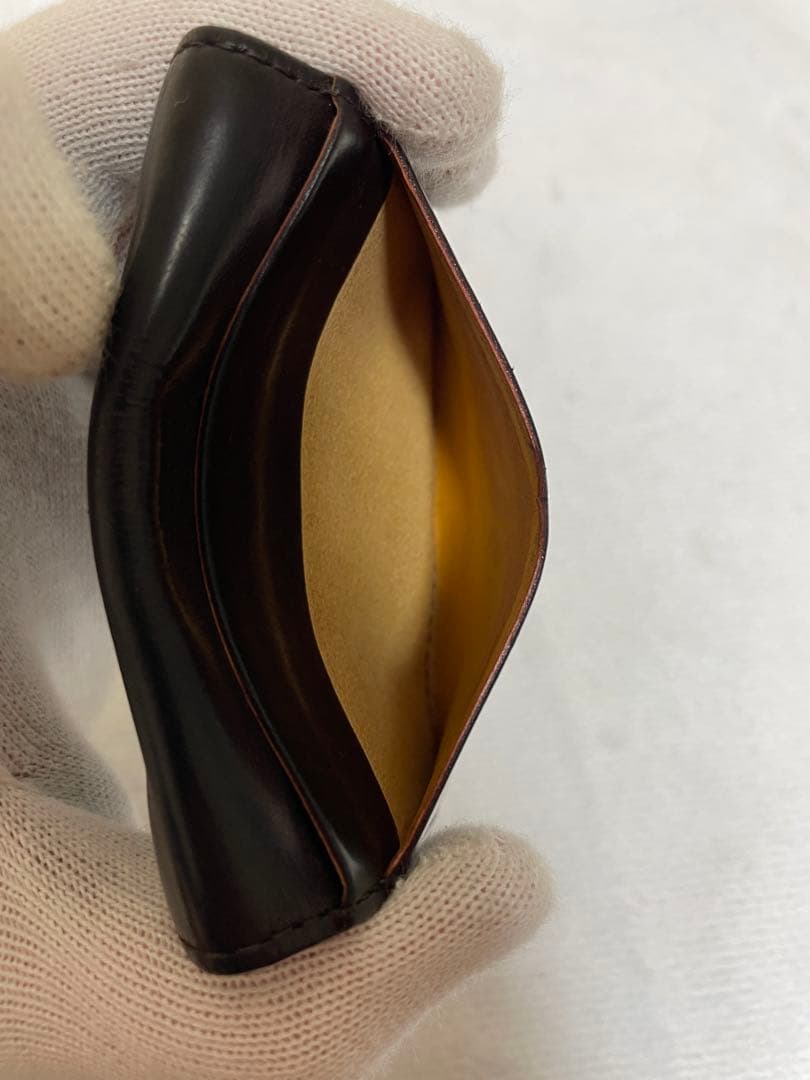 GANZO ガンゾGUD2 カード入れ付き小銭入れ バーガンディ