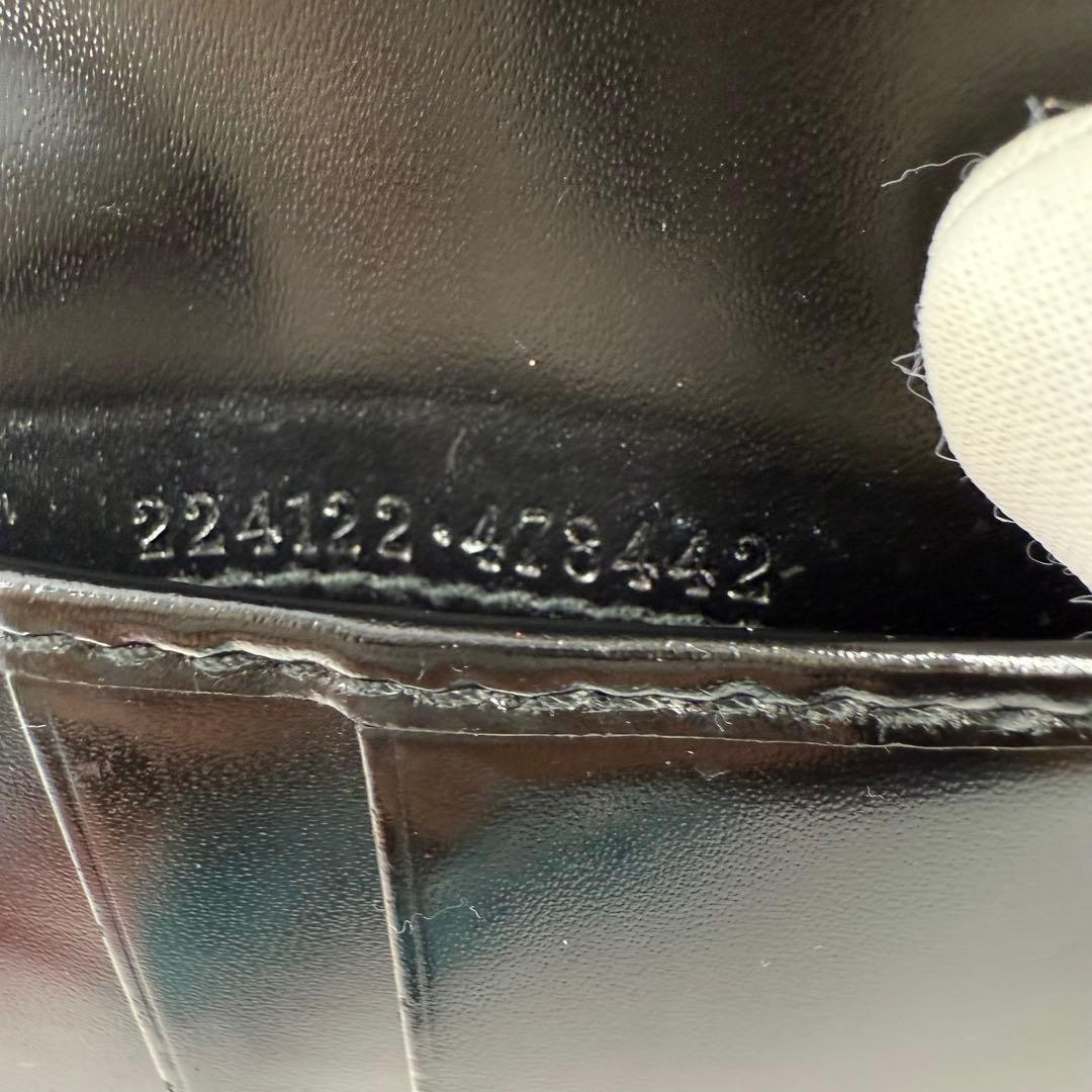 GUCCI グッチ　ブラック 二つ折り財布