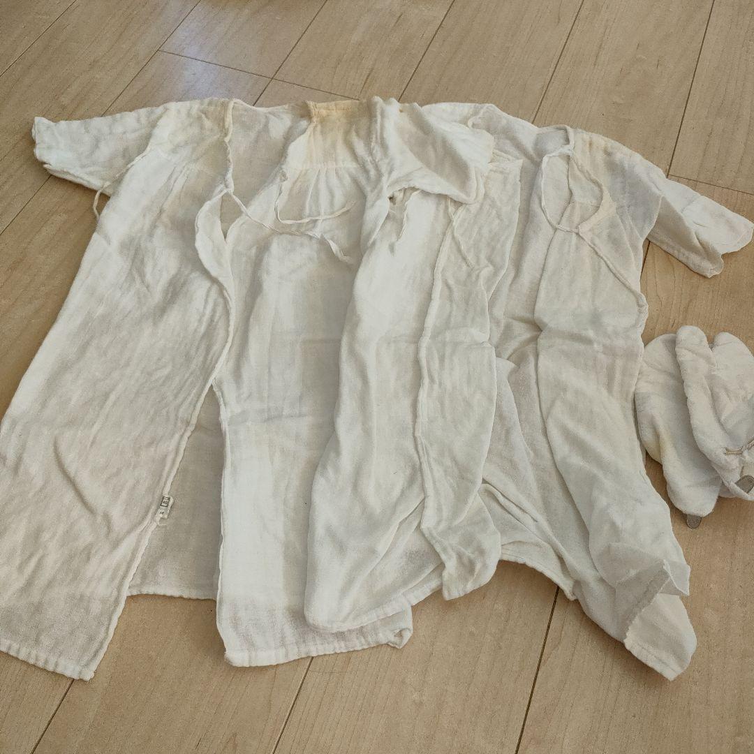 アンティーク3歳児用　七五三着物　オレンジ系