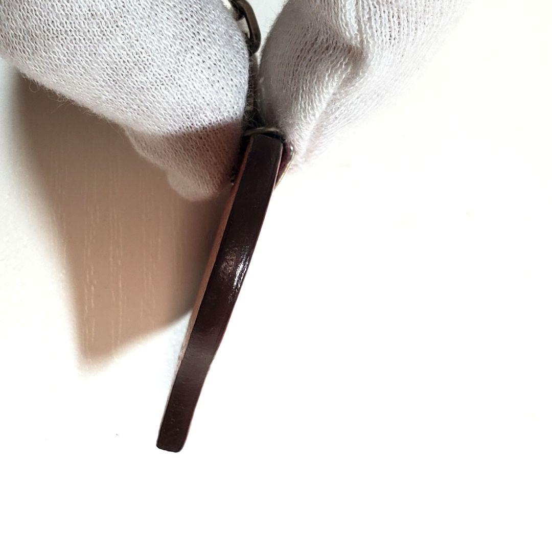 【極美品】 エルメス ハート チャーム レザー k015