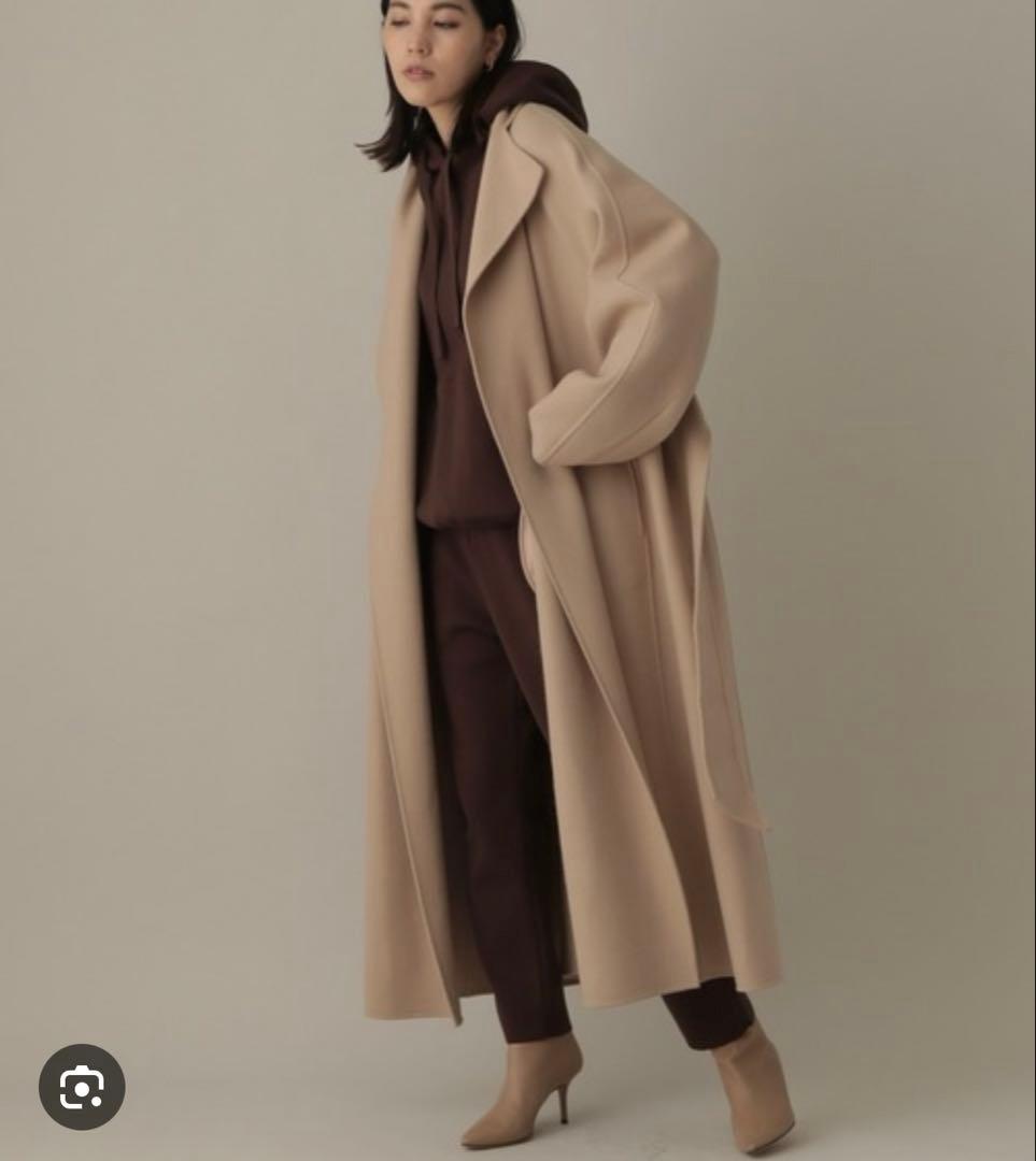 Chaos アールスーペリアノーカラーコート　ベージュ