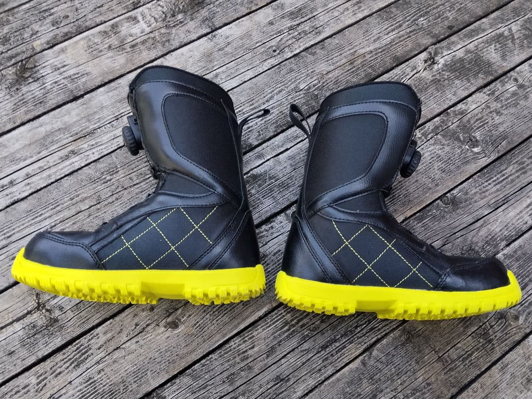 子供用 スノーボード3点セット DUB 108cm ビン BOAブーツ 20.5