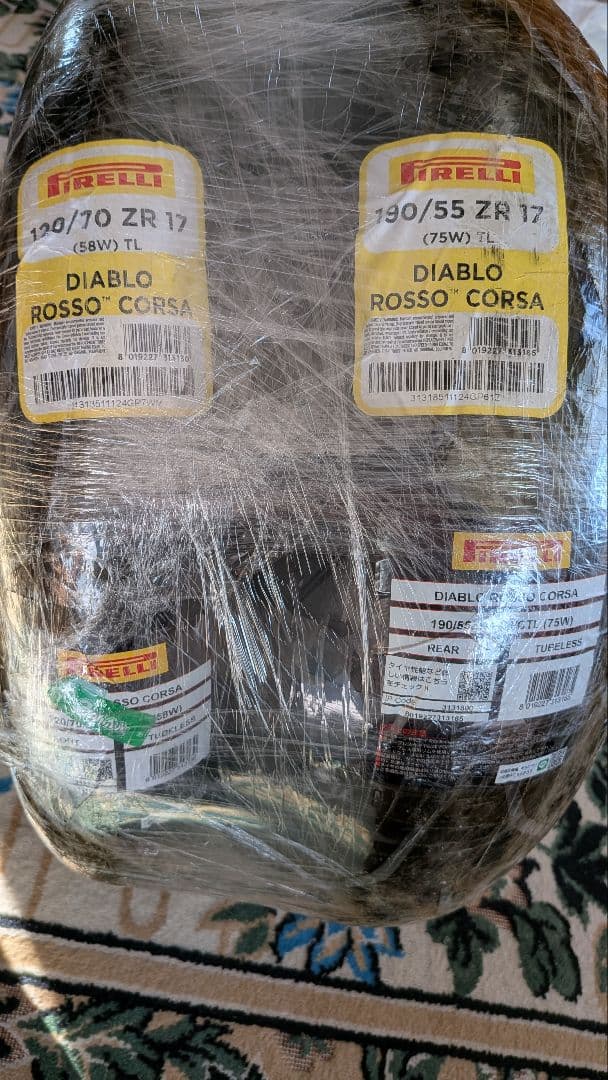 Pirelli Diablo Rosso Corsa タイヤセット ロッソコルサ