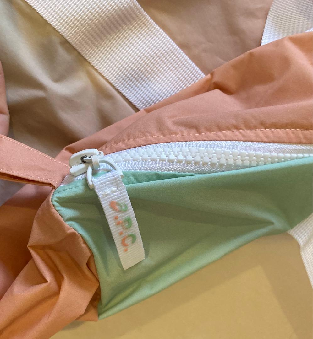 ASICS ジムバッグ　A.P.C. アーペーセー　アシックス　APC コラボ