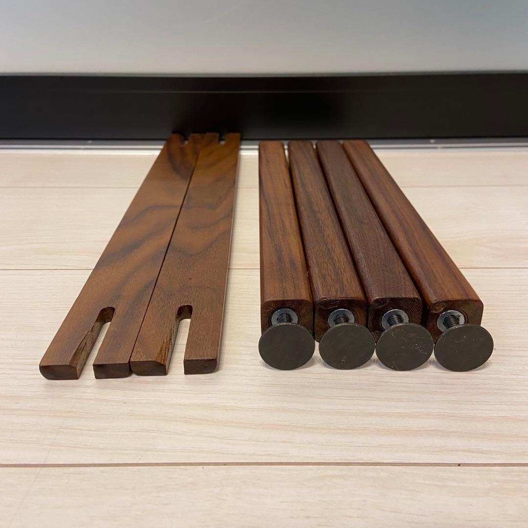 【未使用】カーミットテーブル ワイド ウォールナット ／ カーミットチェア