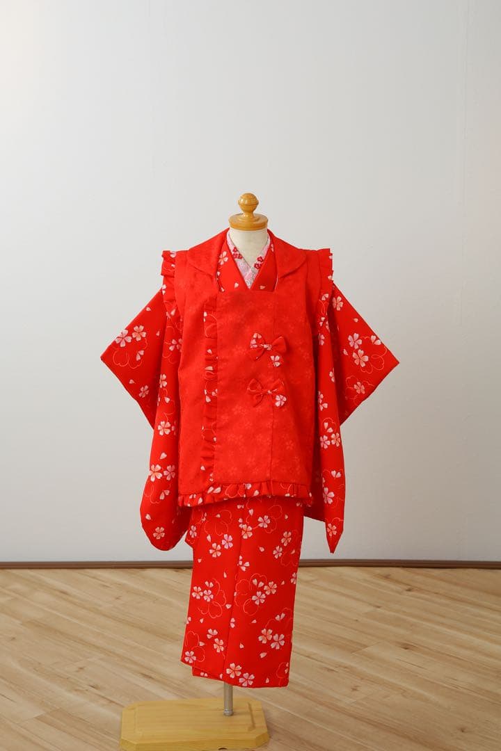 赤❗️七五三❗️着物❗️3歳❗️被布
