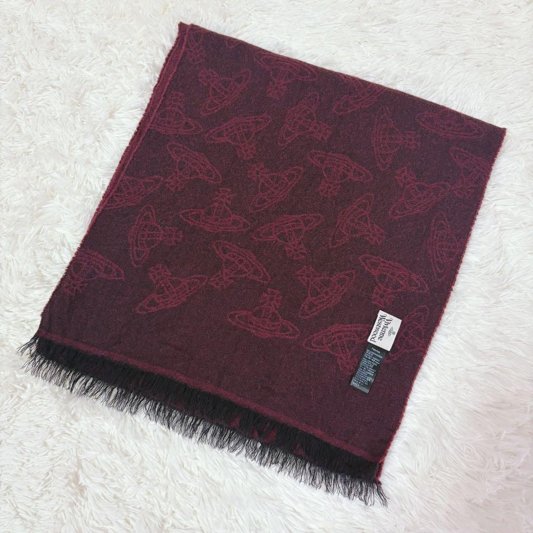 希少✨ Vivienne Westwood マフラー オーブ 総柄 リバーシブル