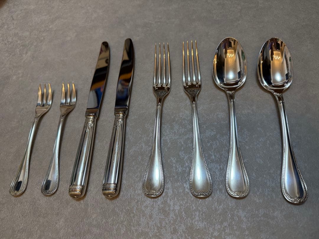 Christofle Malmaisonカトラリーセット 8点②