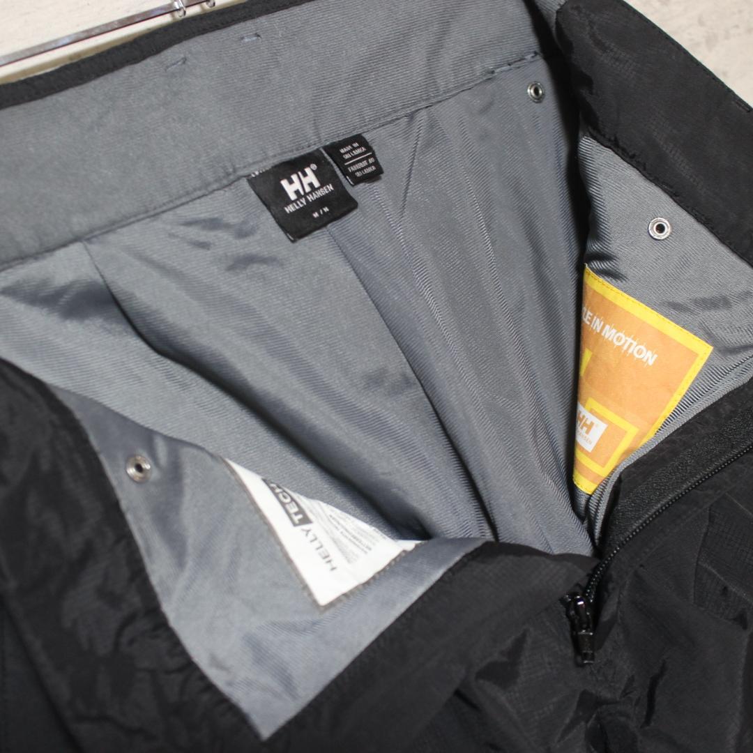 【美品 高撥水 リップストップ】ヘリーテック【M】ヘリーハンセン スノーパンツ