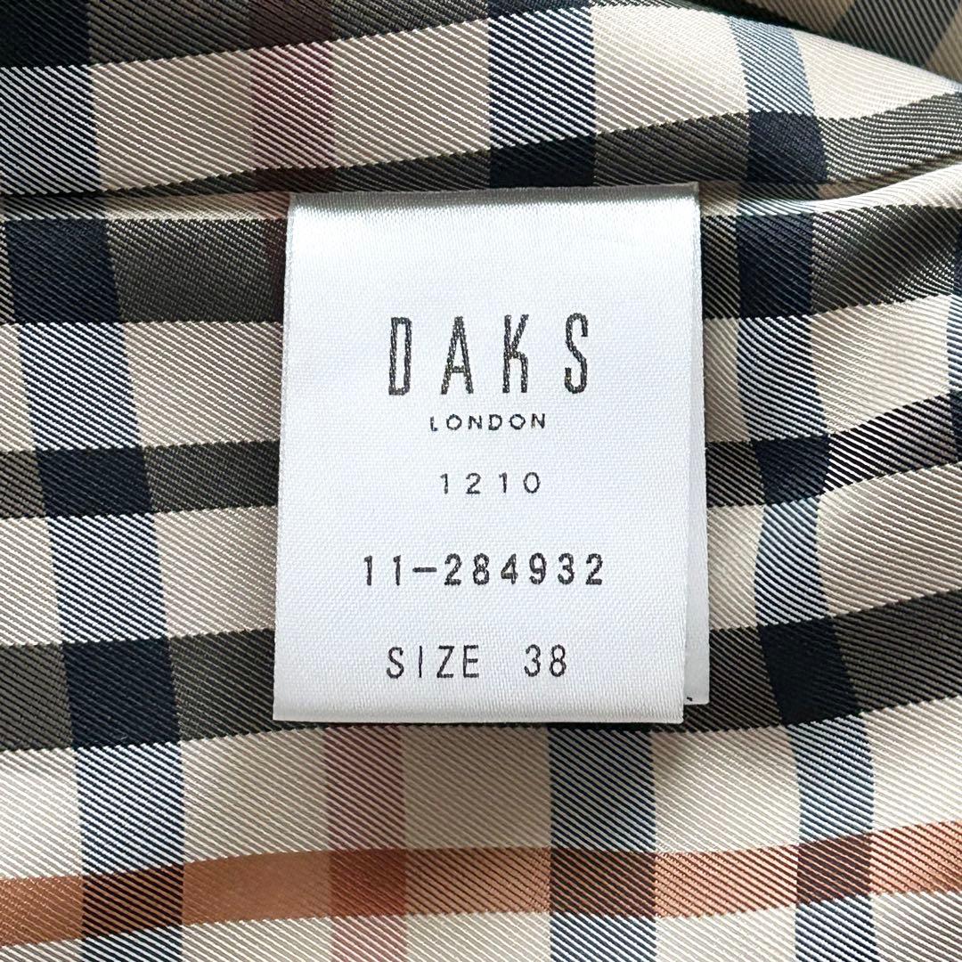 2925Z 美品 ダックス キルティングロングコート フード 2way ベージュ