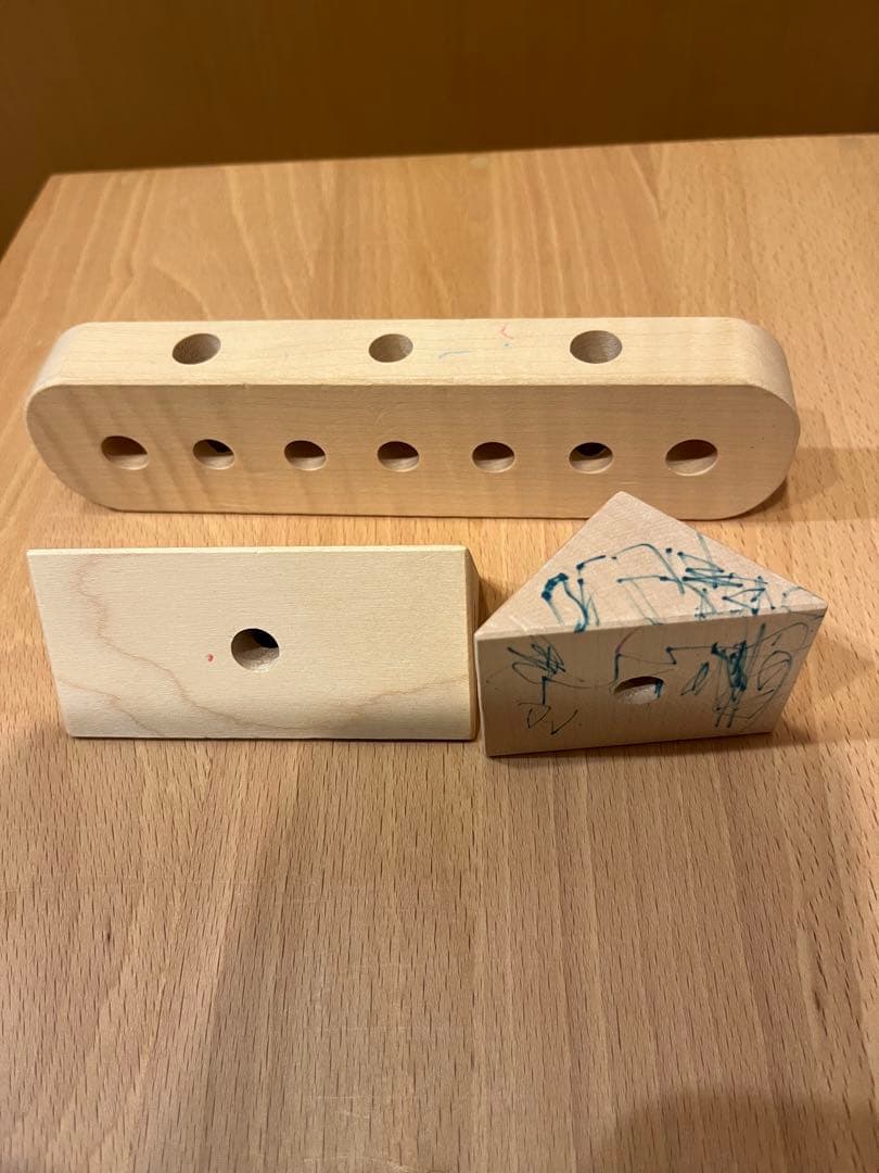 家庭保育園　ゲーテの組み木　 木製知育玩具