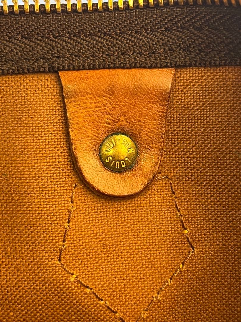 ベル様用Louis Vuitton モノグラム ボストンバッグ　補修歴有り