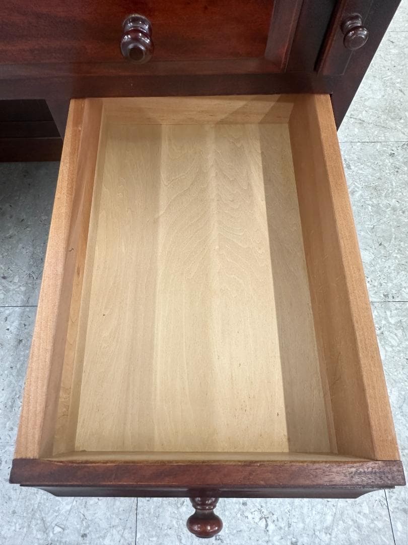 ライティングビューロ　アンティーク　レトロ　ブラウン