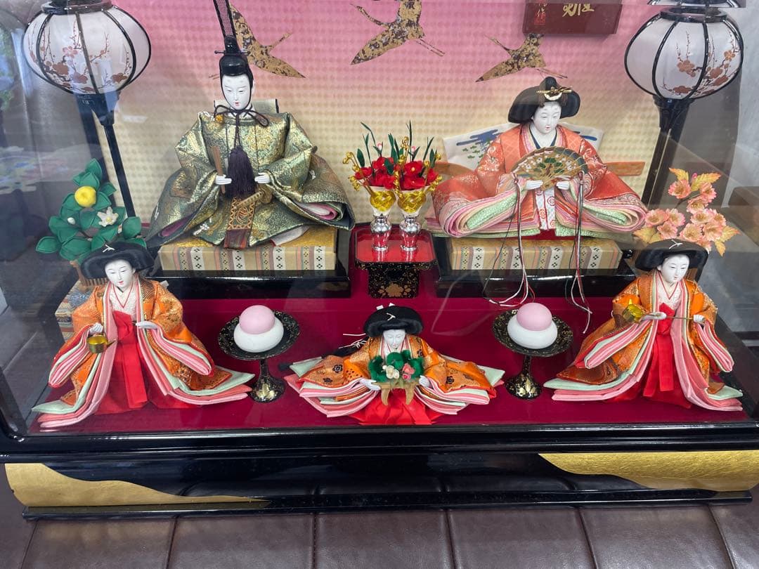 上代33万円　美帆作 極上品　正絹本金金襴 雛人形 御雛 新王飾り 灯り付き