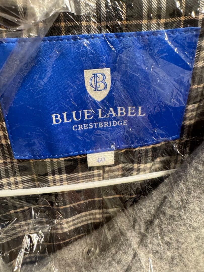 【1/25まで】BURBERRY BLUE LABEL ロングコート ファー付