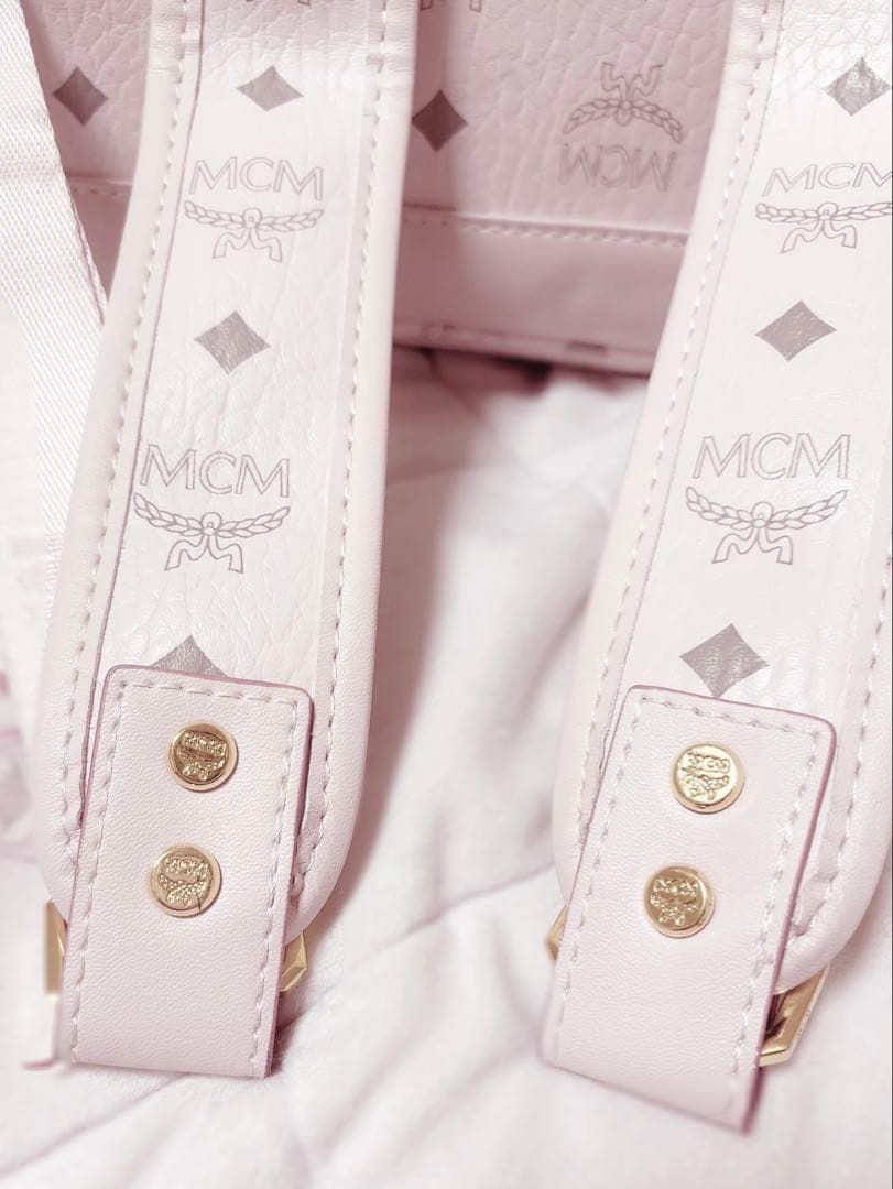 mcm リュック ピンク スモール しょこら