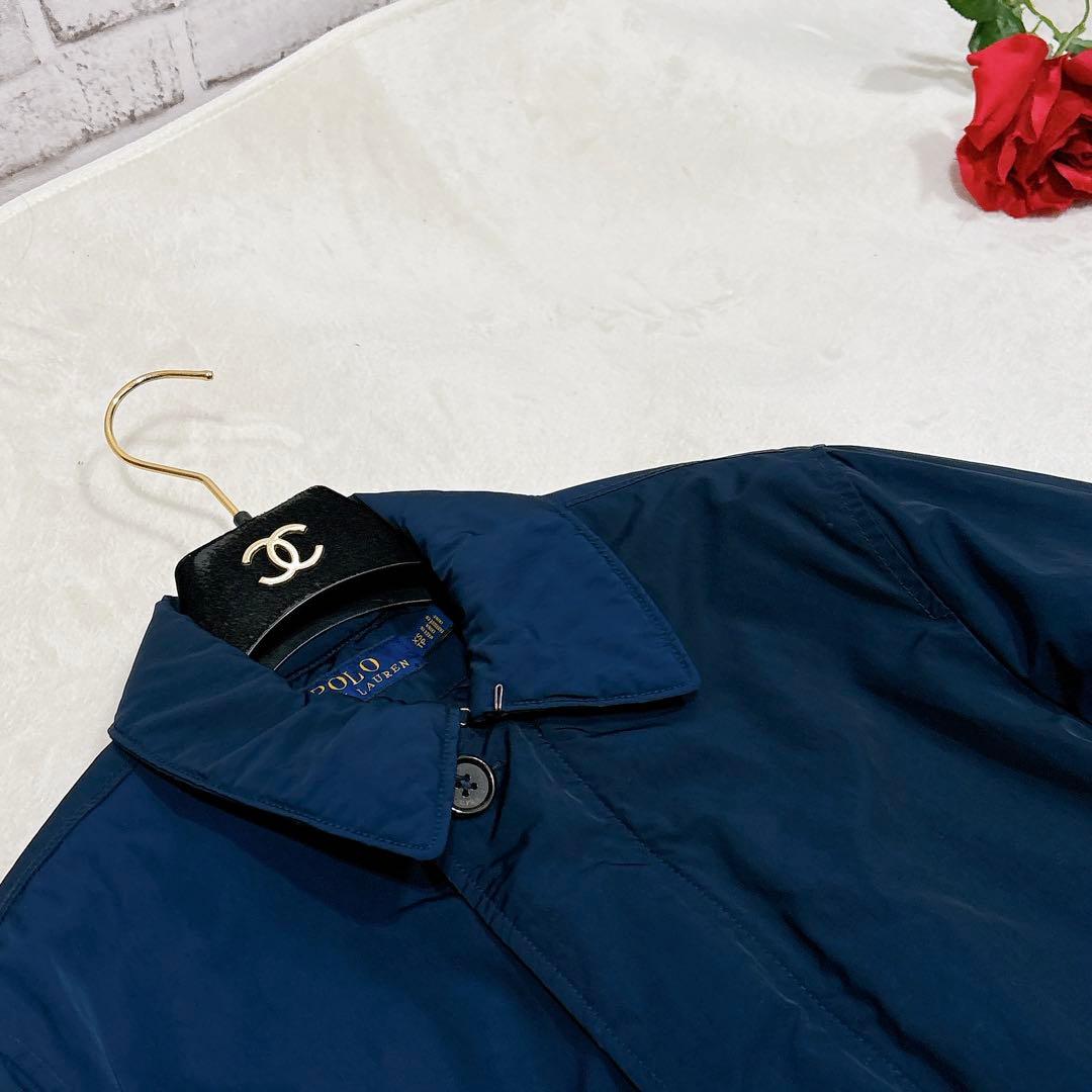 新品同様✨　ポロラルフローレン　ステンカラーコート　ダウンコート　ネイビー