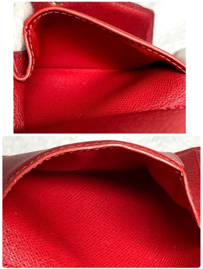 ルイヴィトン ダミエエベヌ ポルトフォイユ　ヴィクトリーヌ 三つ折り財布