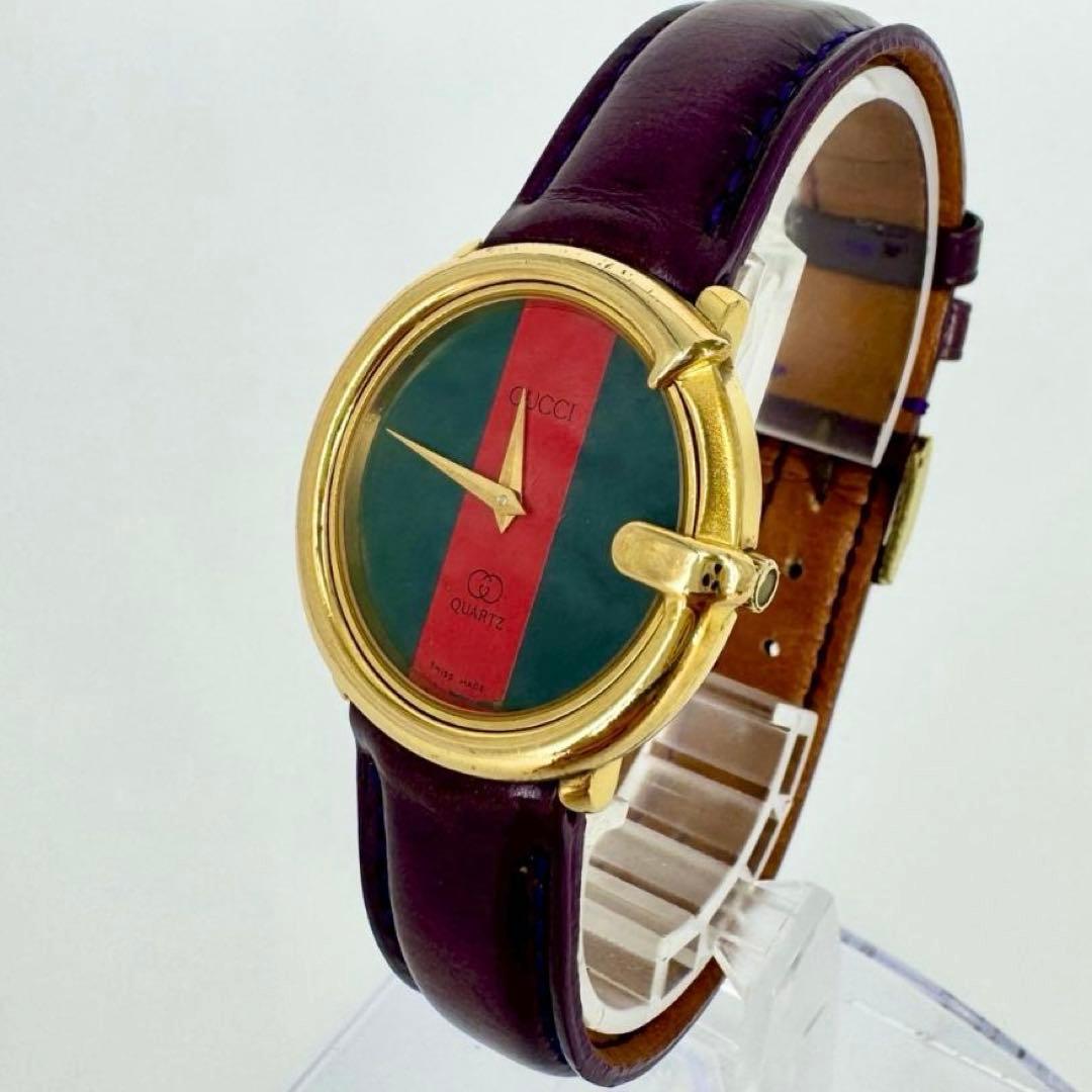 【希少 Gフェイス・新品電池】GUCCI シェリーライン クオーツ 腕時計