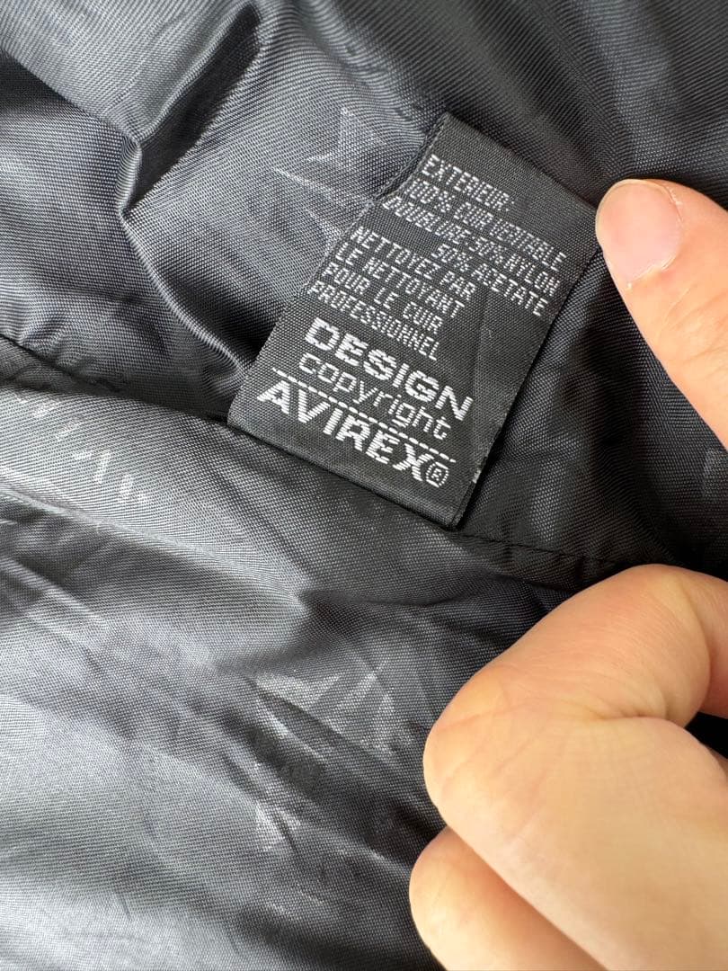 最終値下げ!激レア！特別な質感 AVIREX レザージャケットシングルライダース