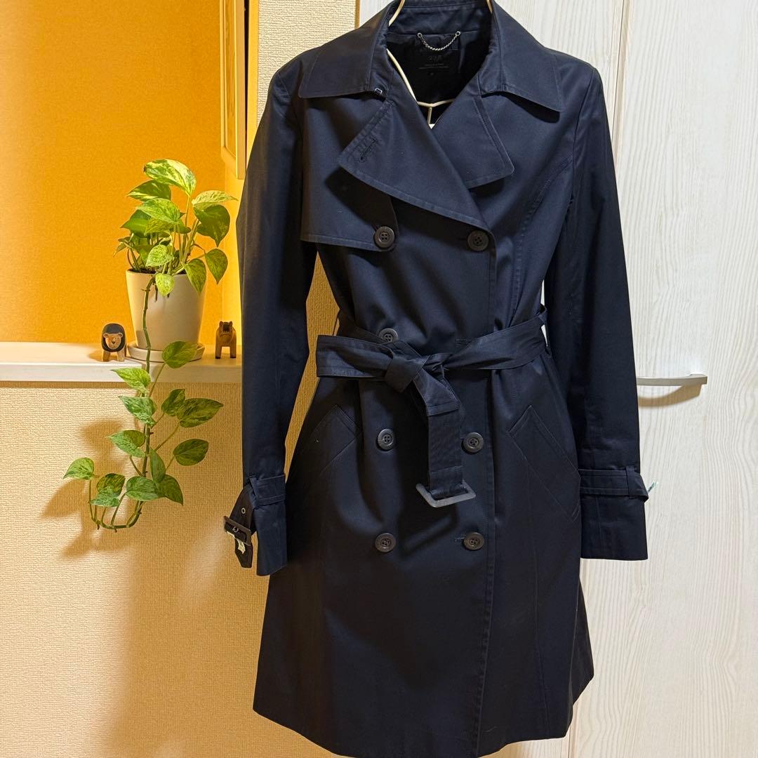 23区 トレンチコート ネイビー 40サイズ