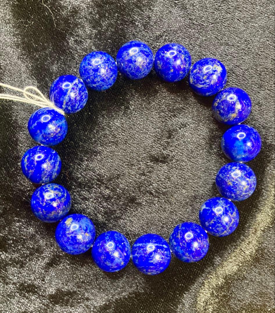 ラピスラズリ ブレスレット 9月 誕生石 最高品質 天然石 パワーストーン