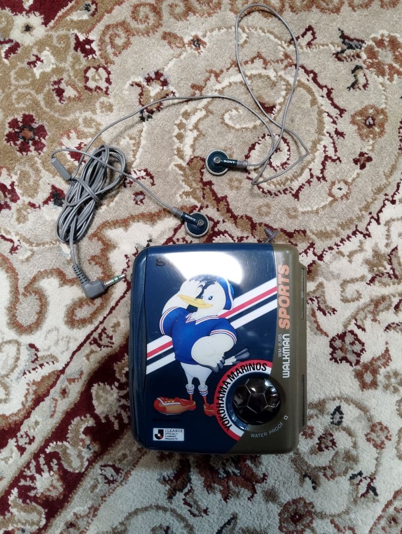 横浜マリノス　jリーグ 　sony 90s　レトロ　walkman　ウォークマン