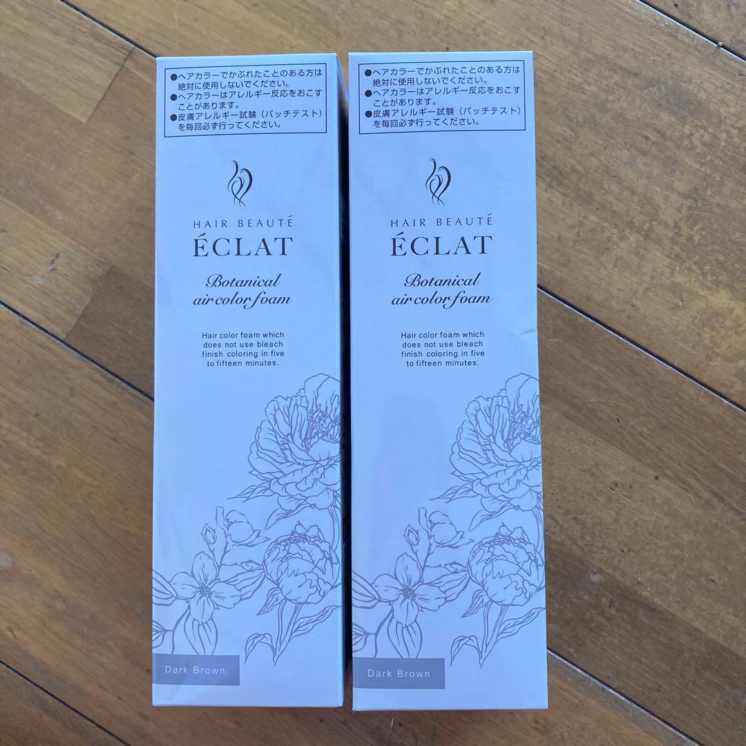 ヘアボーテ エクラ ボタニカルエアカラーフォーム ダークブラウン 150g