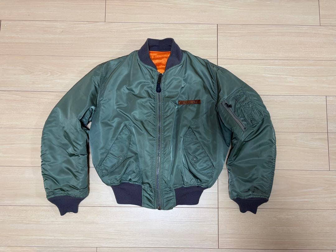 90s USA製　AVIREX ma-1 フライトジャケット