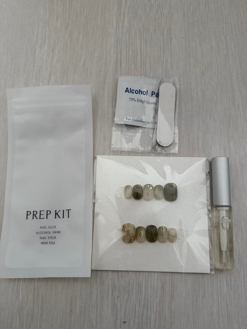 EVERNAIL K Matcha Latte Glaze ラウンドショート