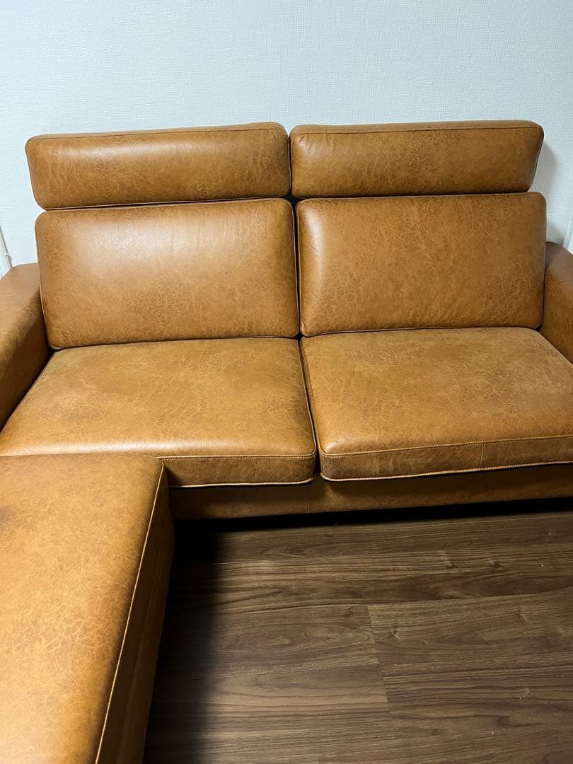 関家具　クラッシュゲート　スマッシュソファ3人掛け　ヘッドレスト・オットマン付き