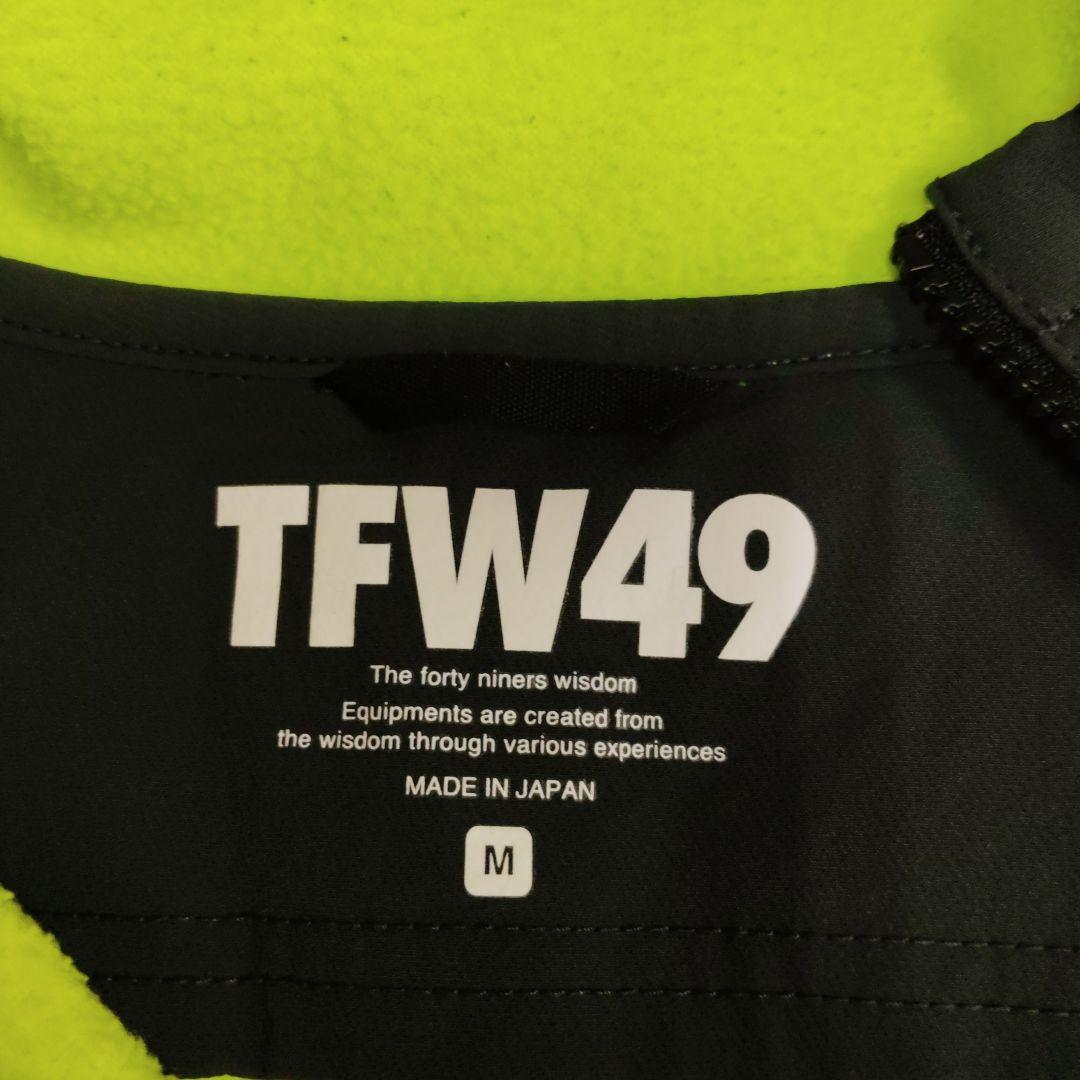 TFW49 　蛍光イエローハーフジッププルオーバー Mサイズ イエロー
