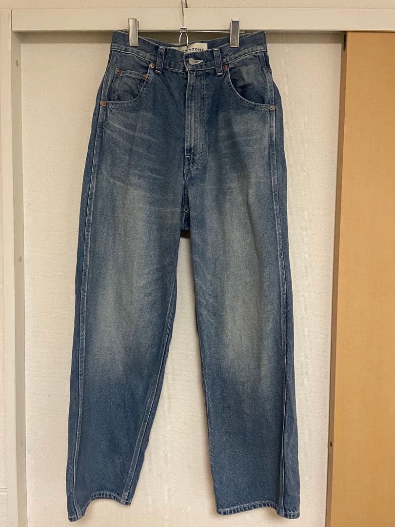 美品　SHINZONE（シンゾーン） ツールデニムパンツ 24MMSPA01