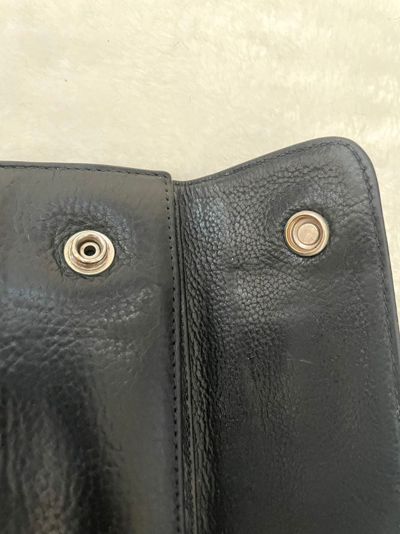 専用‼️Chrome Hearts ★クロムハーツWAVE黒長財布/購入店納品書付