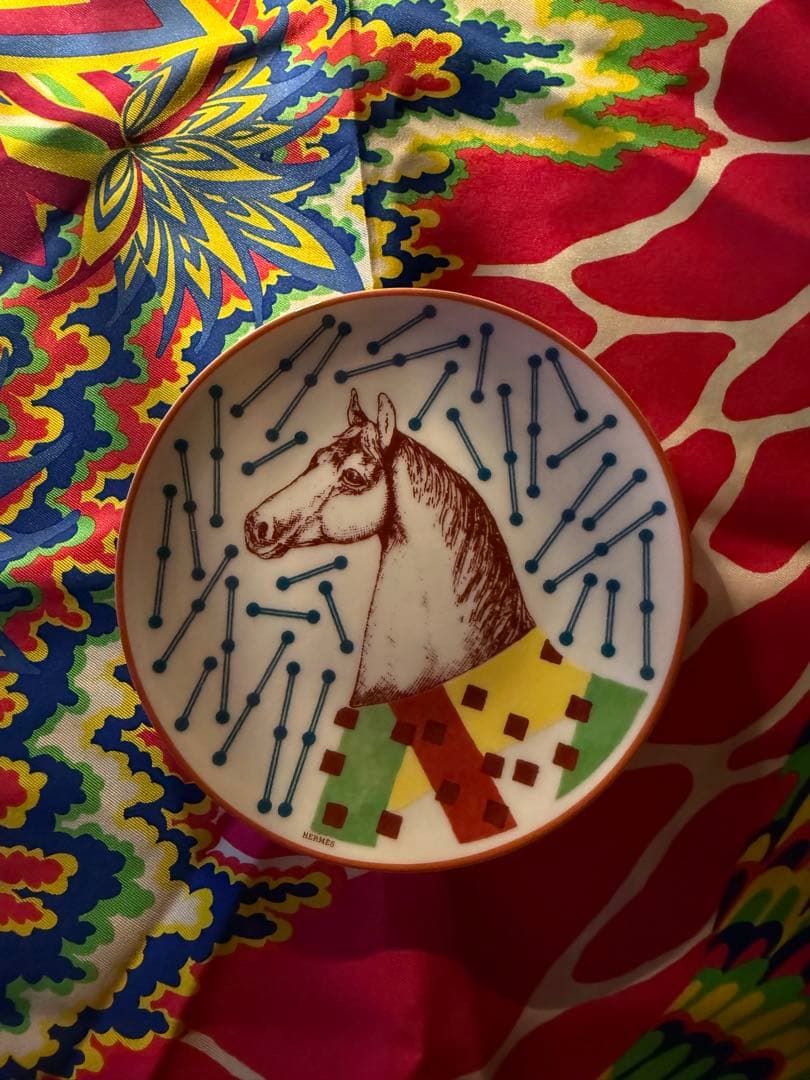 エルメス ヒッポモビール 小皿 n