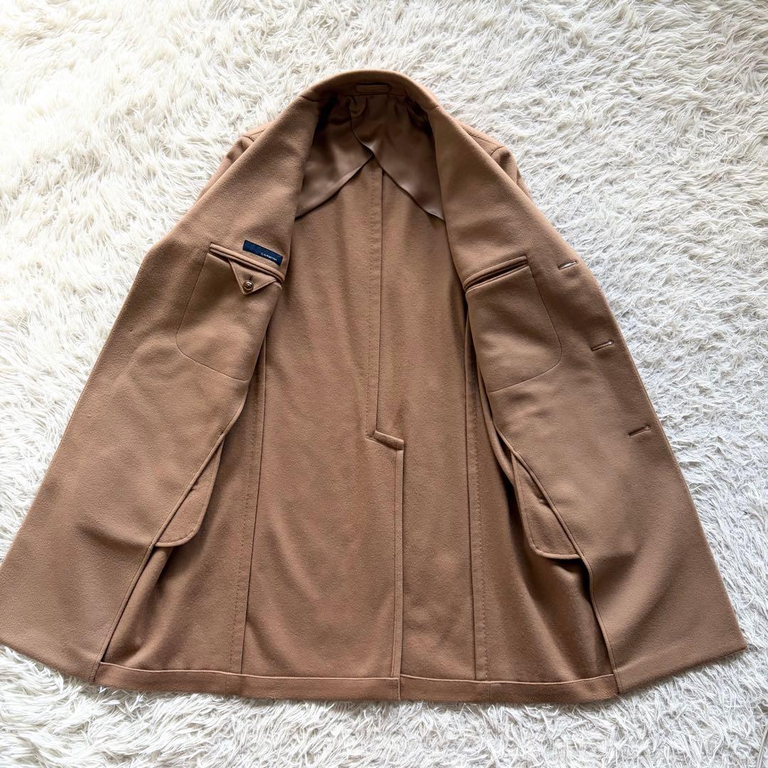 <美品>LARDINI キャメル ウール チェスターコート サイズ44