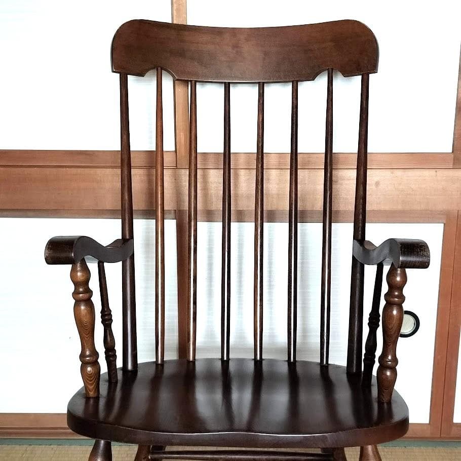 柏木工 ロッキングチェア 昭和レトロ ビンテージ 木製 無垢材 椅子 飛騨高山