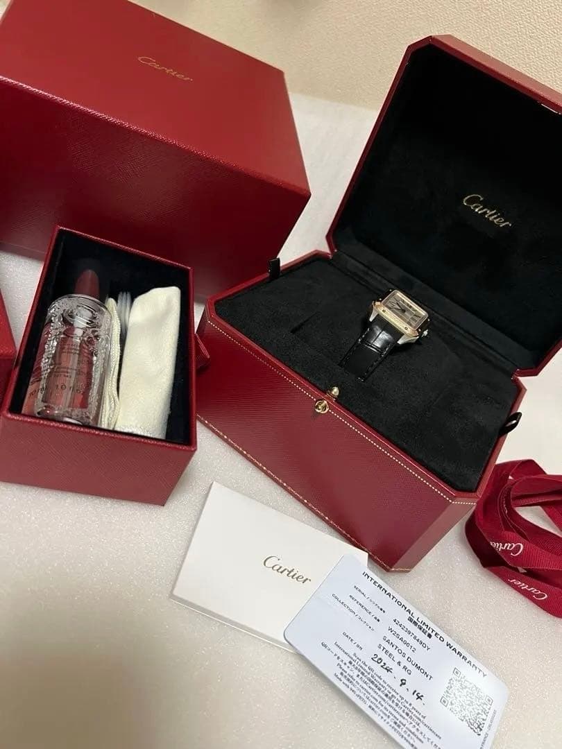 【suzuco】超美品Cartier サントス　デュモンSM /K18PG