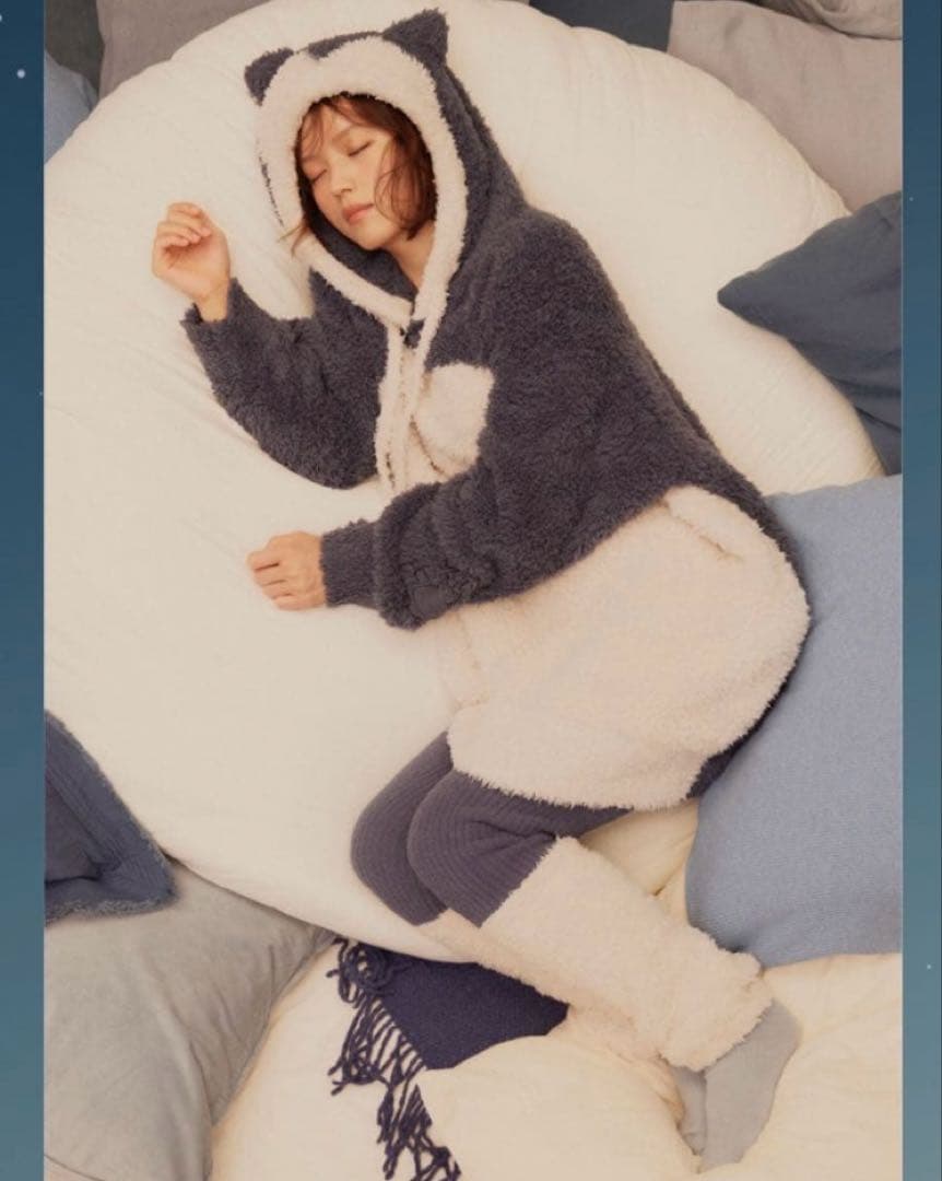 【値下】ポケモンスリープ×ジェラピケ　カビゴンルームウェアフーディ＆レギンス