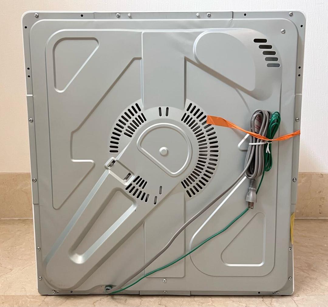 日立 衣類乾燥機 5.0kg ピュアホワイト DE-N50HV 風乾燥 凹みあり