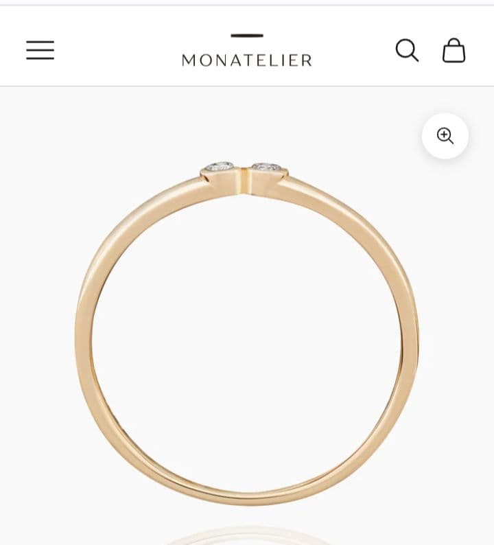 モナトリエ　マーティン　k10 ダイヤ　リング