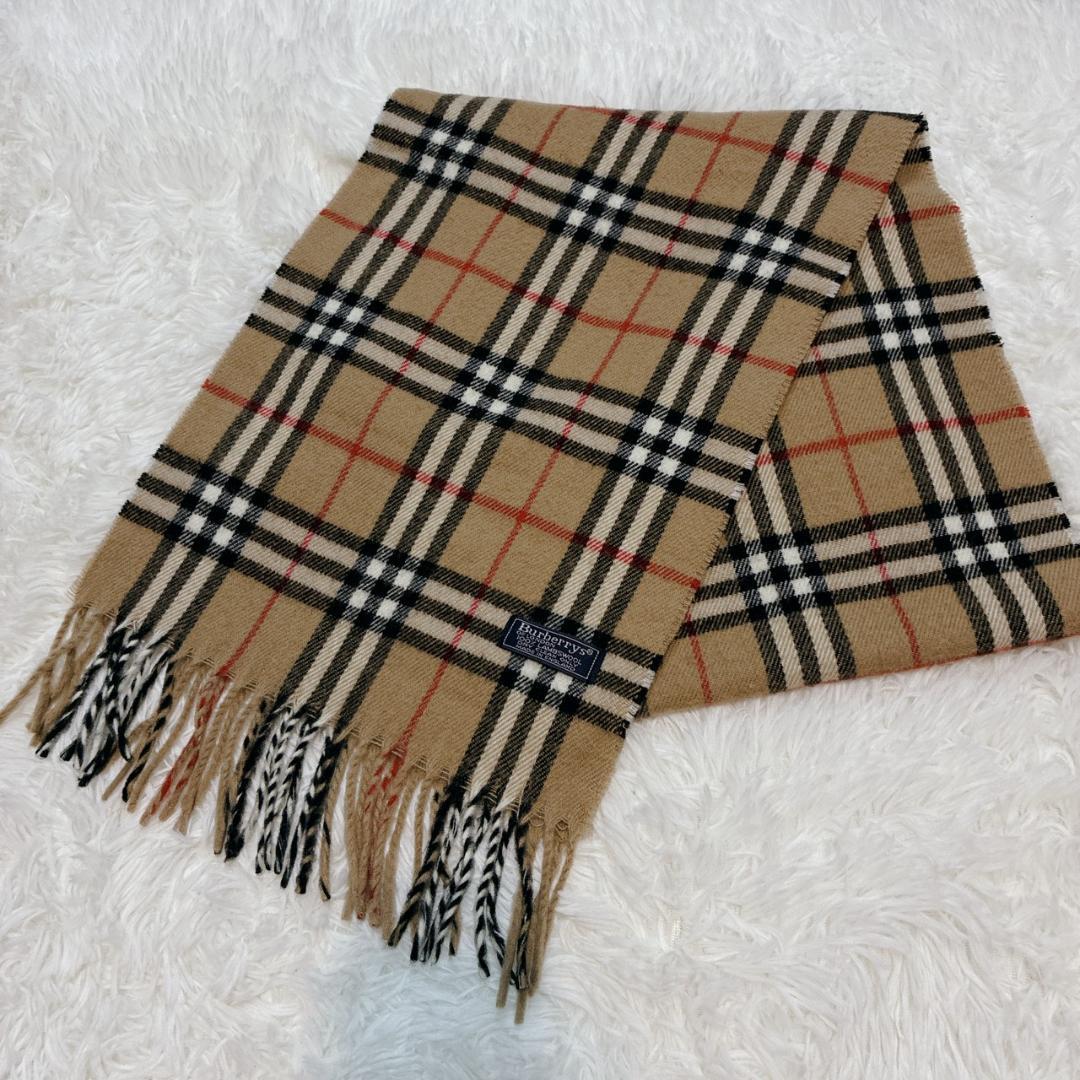 Burberrys 90s マフラー ラムウール ストール ノバチェック
