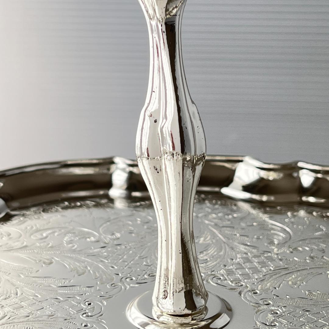 【QUEEN ANNE】 チッペンデールのケーキスタンド 3段