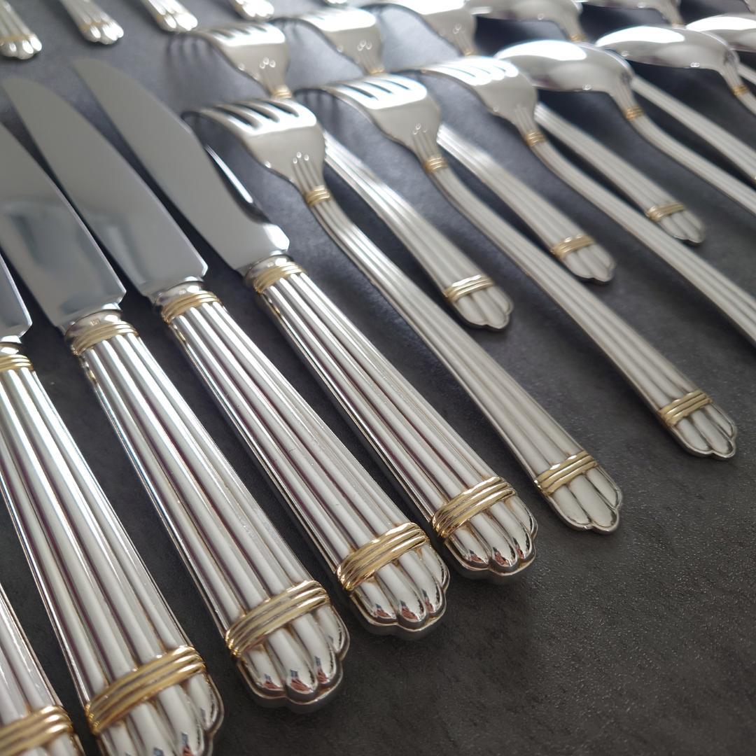 美品 クリストフル アリアゴールドリング 未開封含む 30点 箱付き