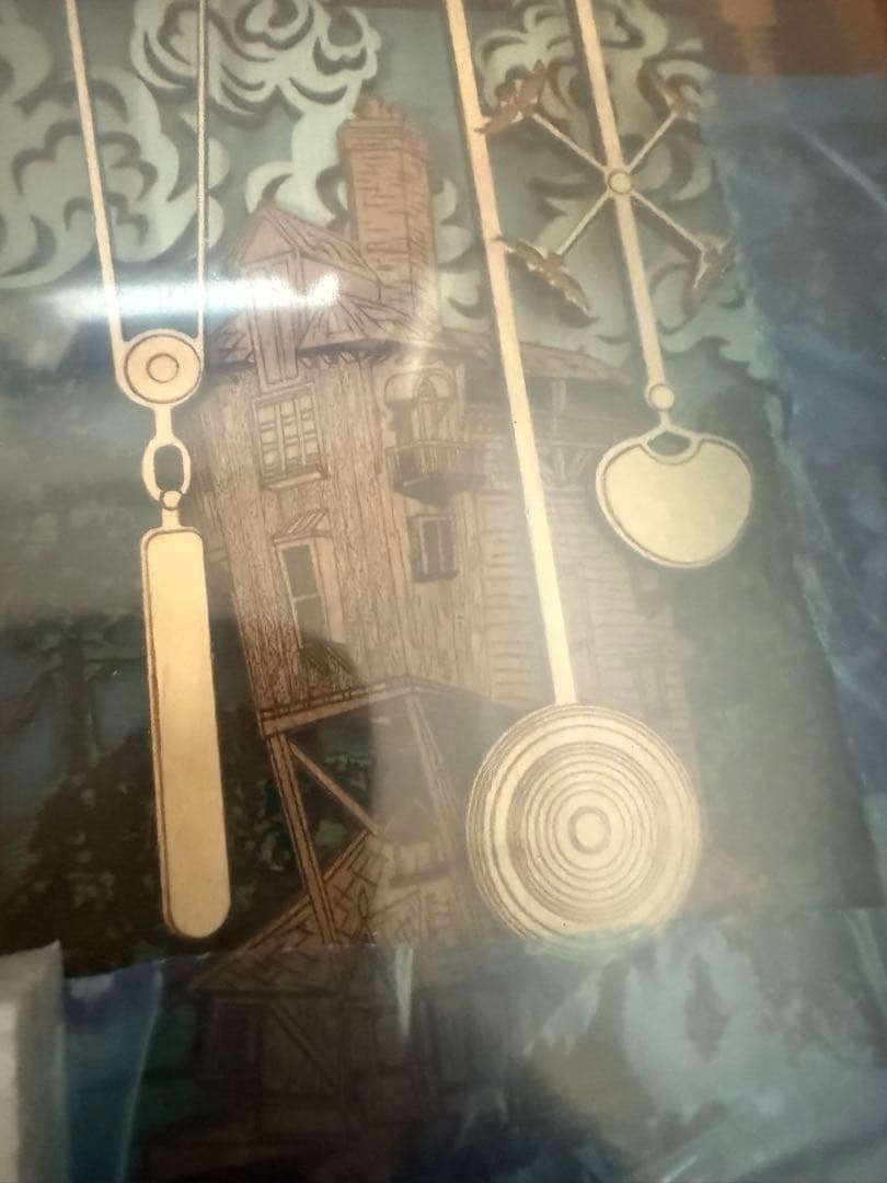 ハリーポッター公式品ウィーズリー家の木製掛け時計 レプリカ アンティーク 限定版