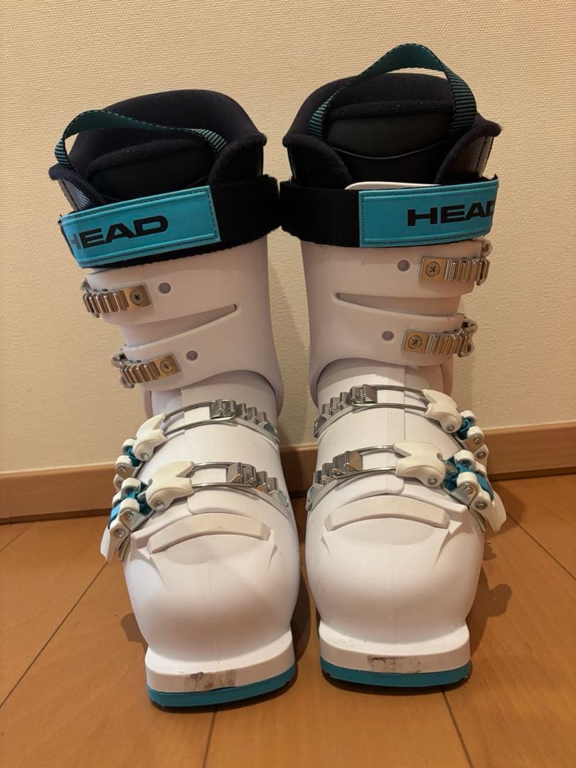 HEAD 子ども用スキーブーツ ホワイト raptor60 24-24.5センチ