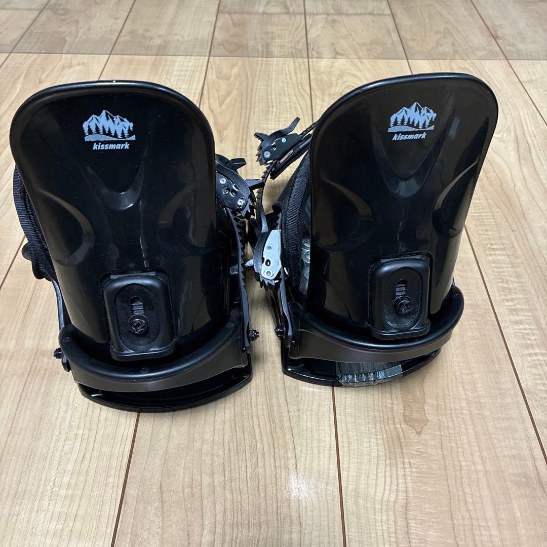 kissmark スノーボードビンディング ブラック M サイズ