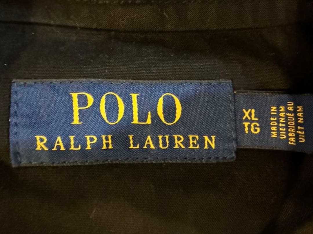 ラルフローレン フーデッド　ジップアップジャケット　ブラック　白ポニー　現行